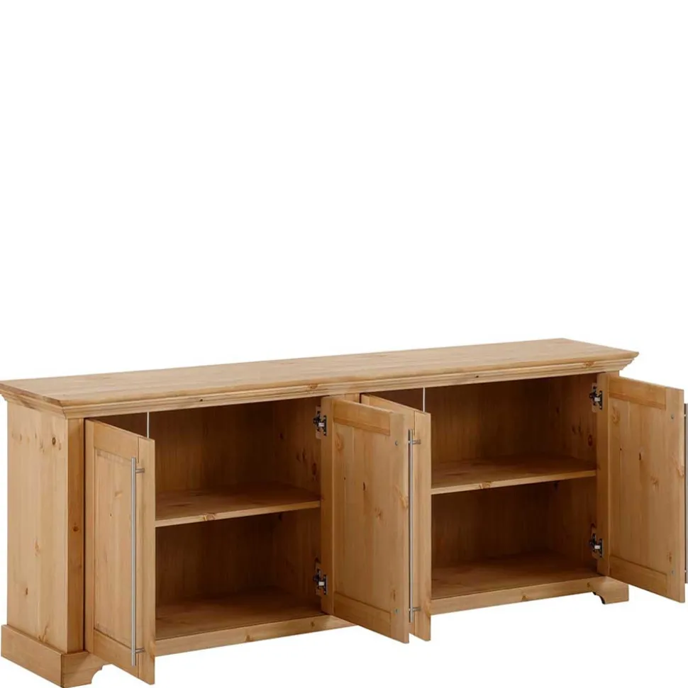 Sideboard mit vier Türen aus Kiefer massiv - Noellisa