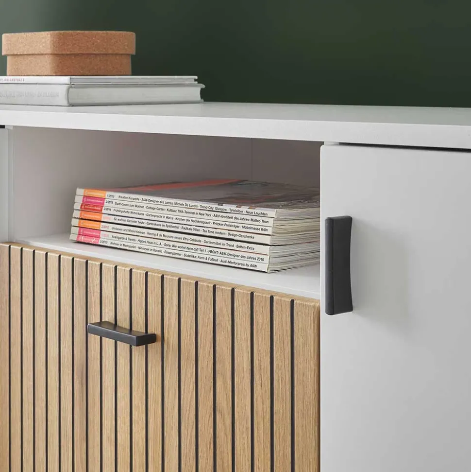 Sideboard mit vier Türen und Fach - Nenaloro