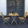 Sitzgrupe Garten Klappmöbel aus Robinie - Parvello (dreiteilig)