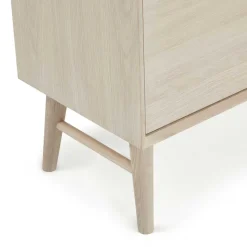 Skandi Highboard in Eiche Weiß - Lametla
