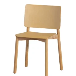 Skandi Holzstühle in Natur lackiert - Furcia (2er Set)