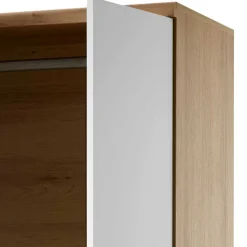 Skandi Kleiderschrank in Weiß & Eiche - Cablos