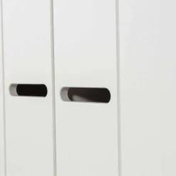 Skandi Kleiderschrank in Weiß - Mattressa I