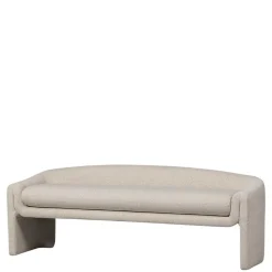 Skandi Polsterbank in Beige Strukturstoff - Greta