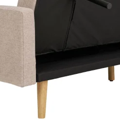 Skandi Schlafsofa in Beigegrau - Anhora