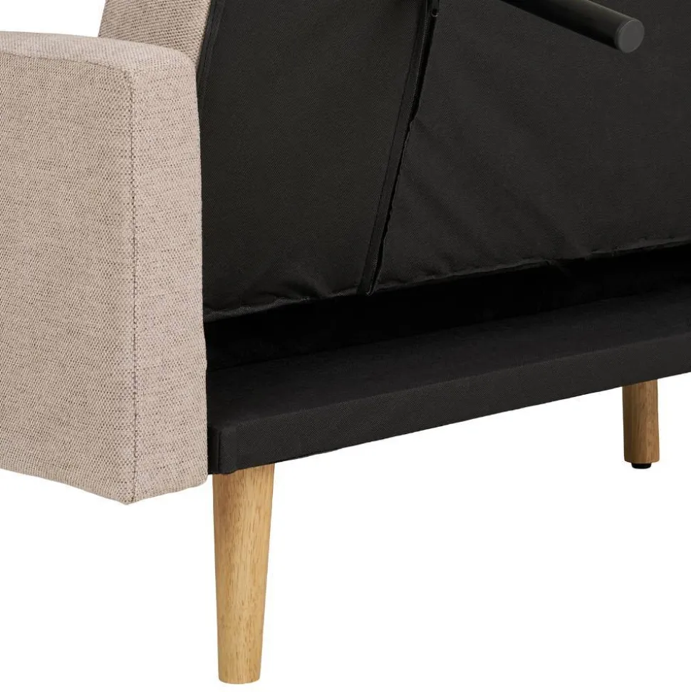 Skandi Schlafsofa in Beigegrau - Anhora