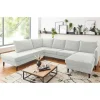 Skandi Wohnlandschaft in U-Form - offwhite - Udessa