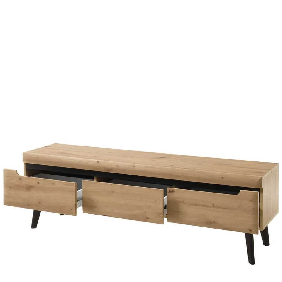 Skandinavische Wohnwand Möbel Set - Olcian (dreiteilig)