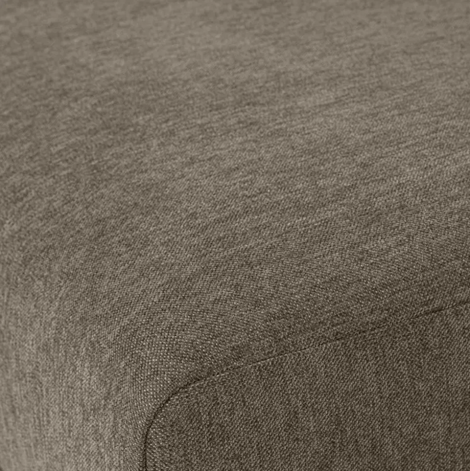 Sofa aus Modulen in Taupe Stoff - Birte