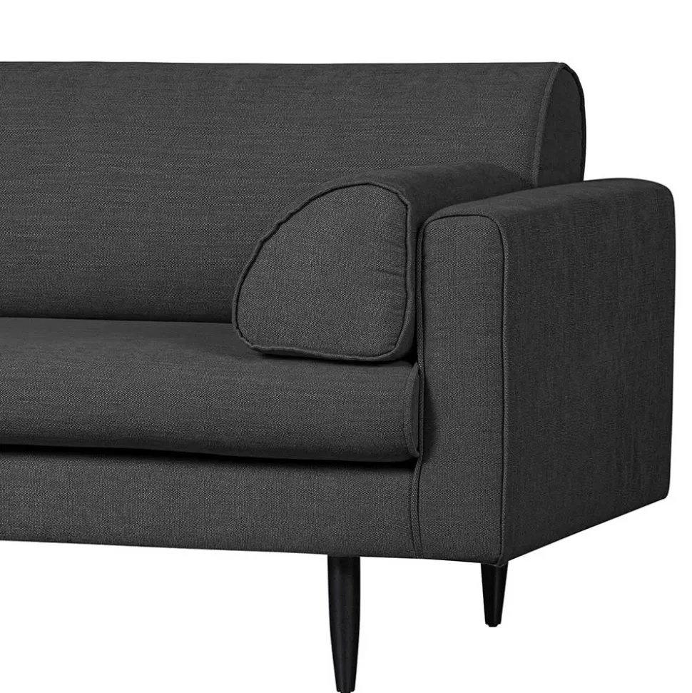 Sofa für drei Personen in Dunkelgrau - Augusta