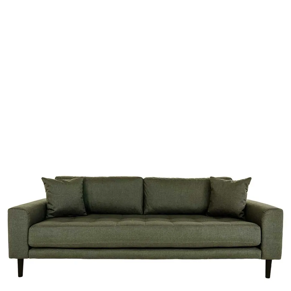 Sofa im Skandinavischen Stil in Oliv Grün - Leny