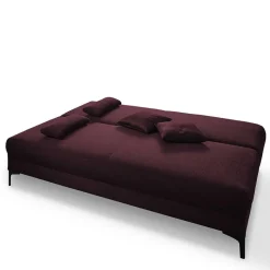 Sofa mit Bettfunktion in dunklem Lila - Ninjos