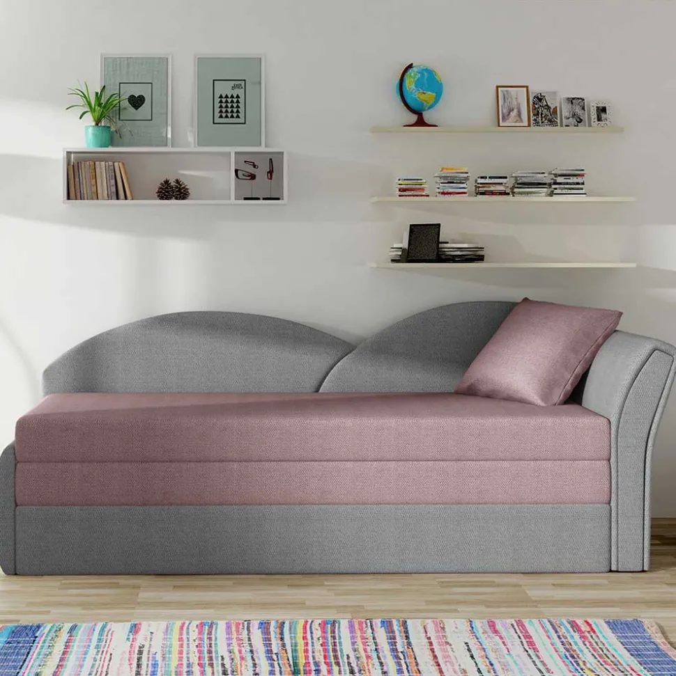 Sofabett mit Klappmechanik und Bettkasten - Yemons