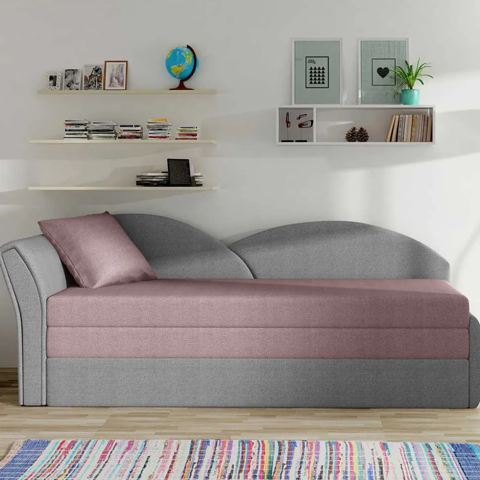 Sofabett mit Klappmechanik und Bettkasten - Yemons