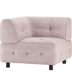 Sofamodul Ecke aus Chenillegewebe in Mauve - Muldivian