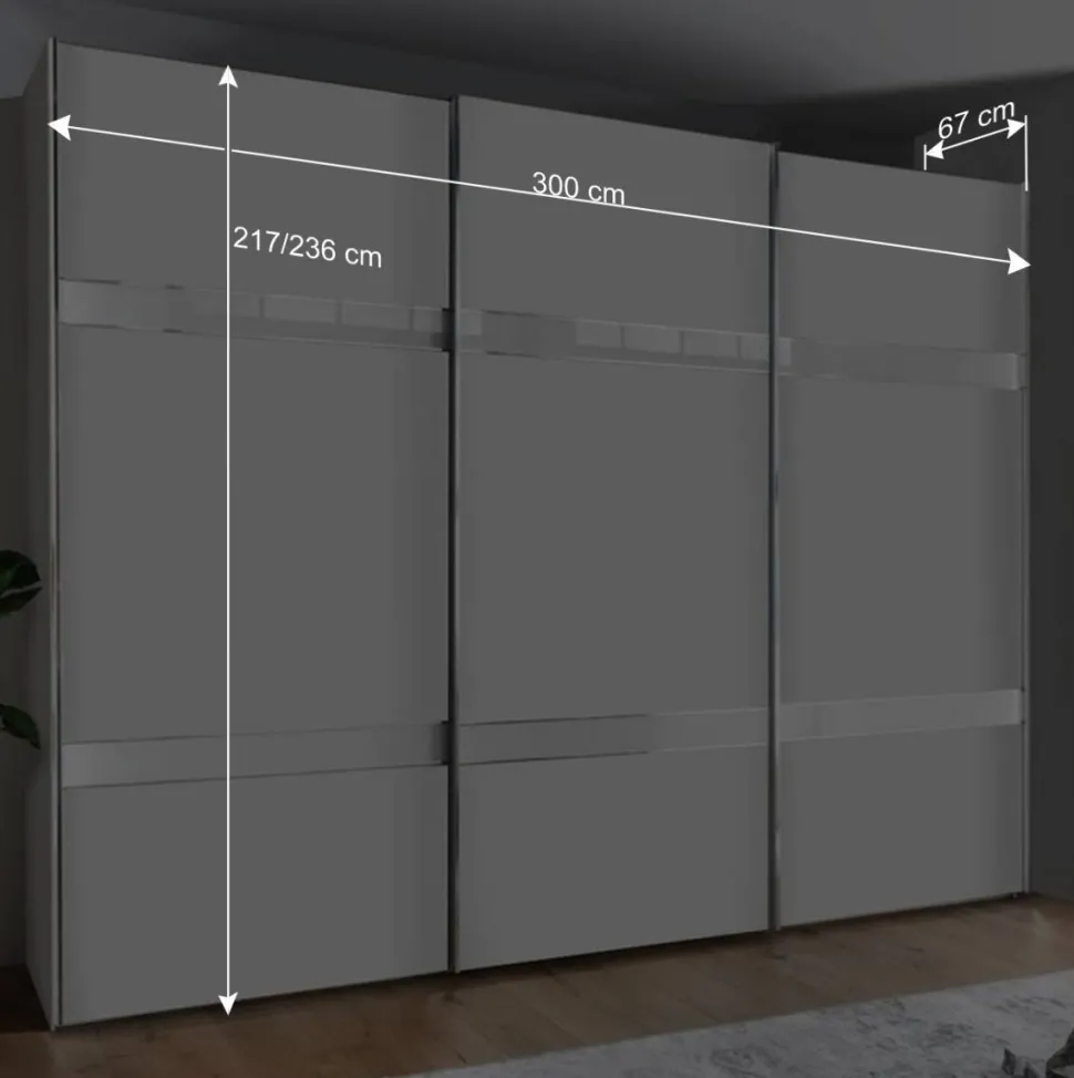 Spiegel Schlafzimmerschrank mit Falttüren - Zidarie