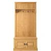 Standgarderobe aus Kiefer Massivholz - Kumico