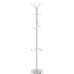 Standgarderobe in Weiß Metall - Maxima