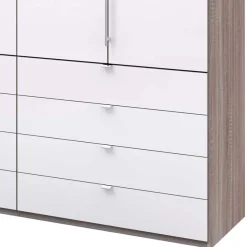 Stauraumwunder Kleiderschrank mit 3 Falttüren - Empresian