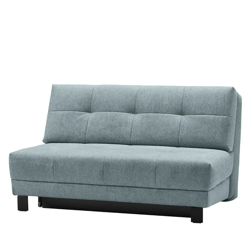 Stoff Bettcouch in Türkis - Enfino