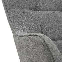 Stoff Schaukelstuhl im Skandi Design - Monique