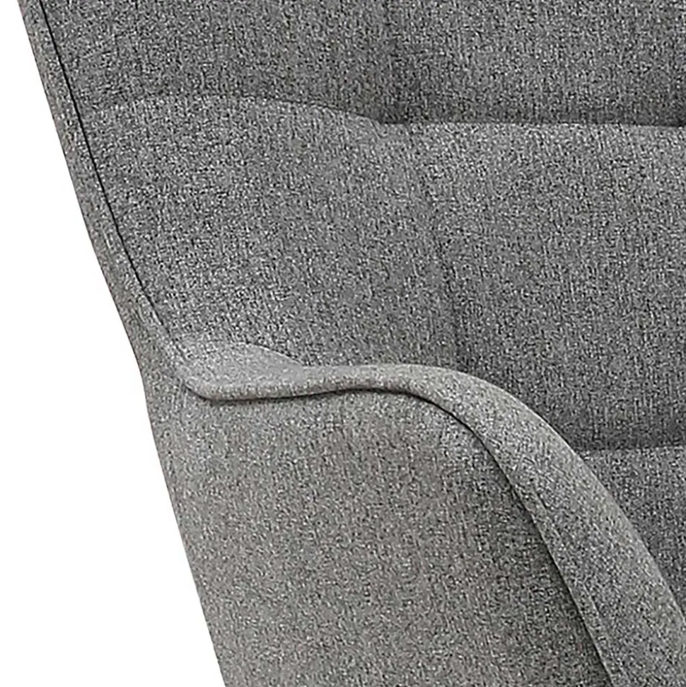Stoff Schaukelstuhl im Skandi Design - Monique