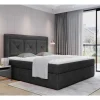 Stoffbett in Dunkelgrau Vintage Optik - Culvanella