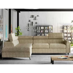 Strukturstoff Polsterecke in Beige - Jimis
