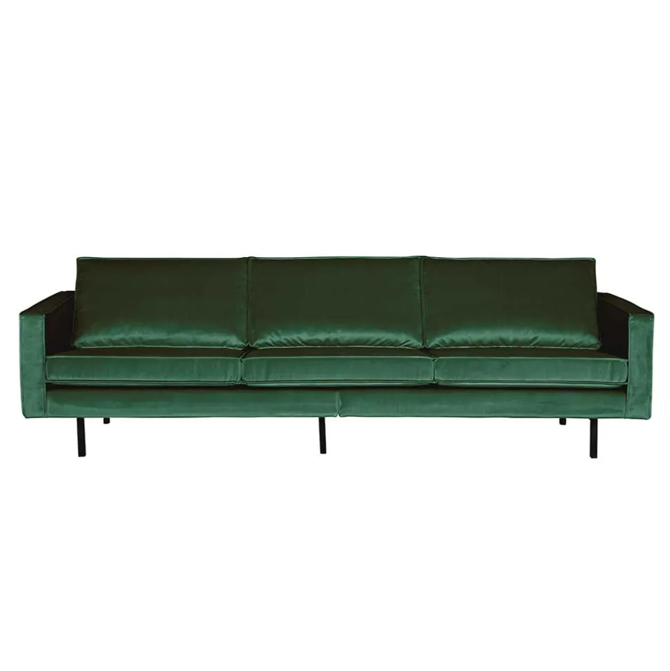 Stylische Samtcouch in Grün - Distroit