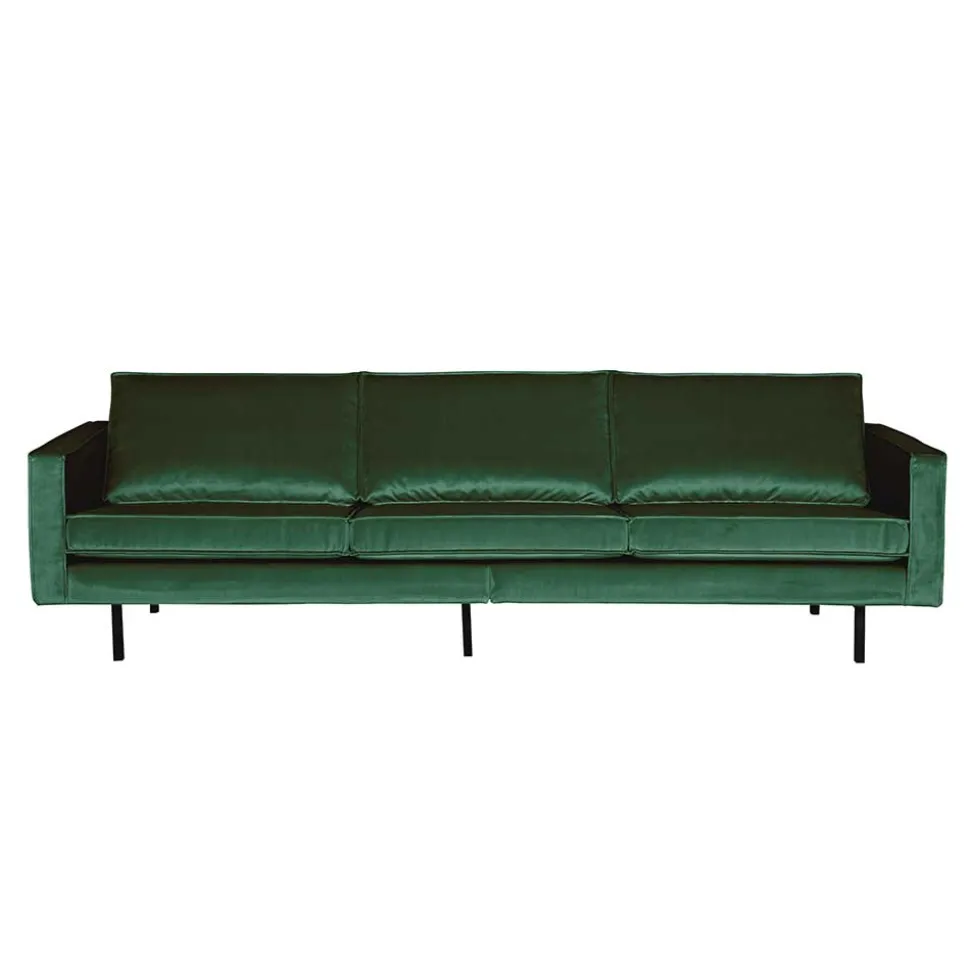 Stylische Samtcouch in Grün - Distroit