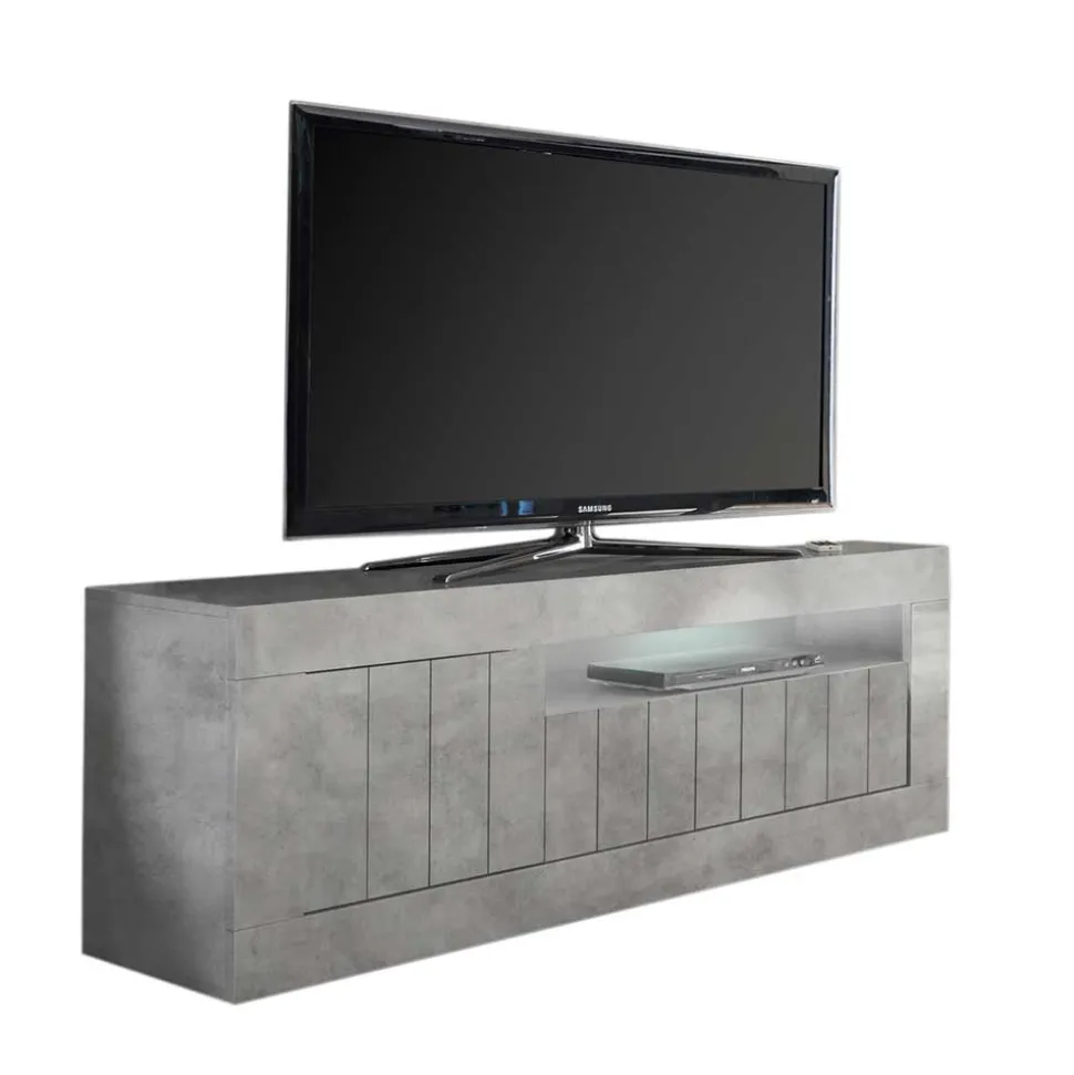 Stylisches TV Element in Dekor Beton - Emalika
