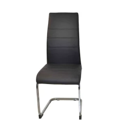 Säulentisch & Schwingstühle Kombi - Bogna (fünfteilig)