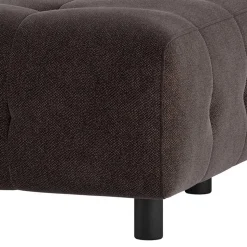 System-Couch - Ecke links in Graubraun - Shinin