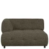 Systemsofa Eckmodul in Graugrün-Blassgrün meliert - Brasso