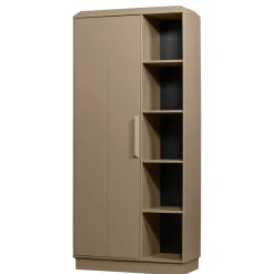 Teilmassiver Schrank in Schlammfarben - Isle