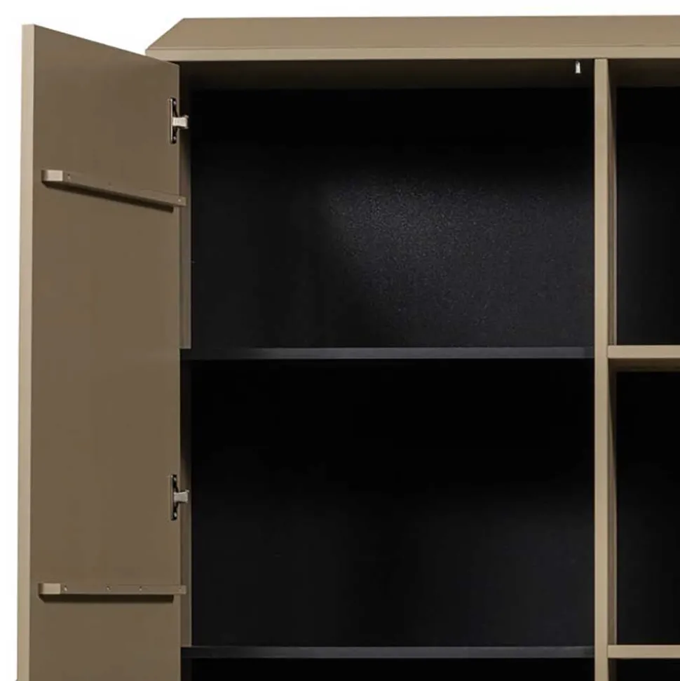 Teilmassiver Schrank in Schlammfarben - Isle