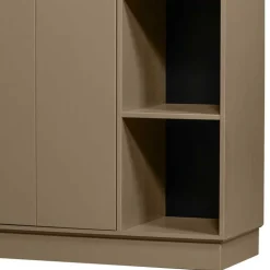 Teilmassiver Schrank in Schlammfarben - Isle
