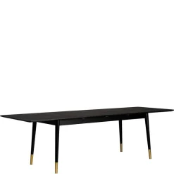 Tischgruppe in Schwarz & Beige - Orgevia (siebenteilig)