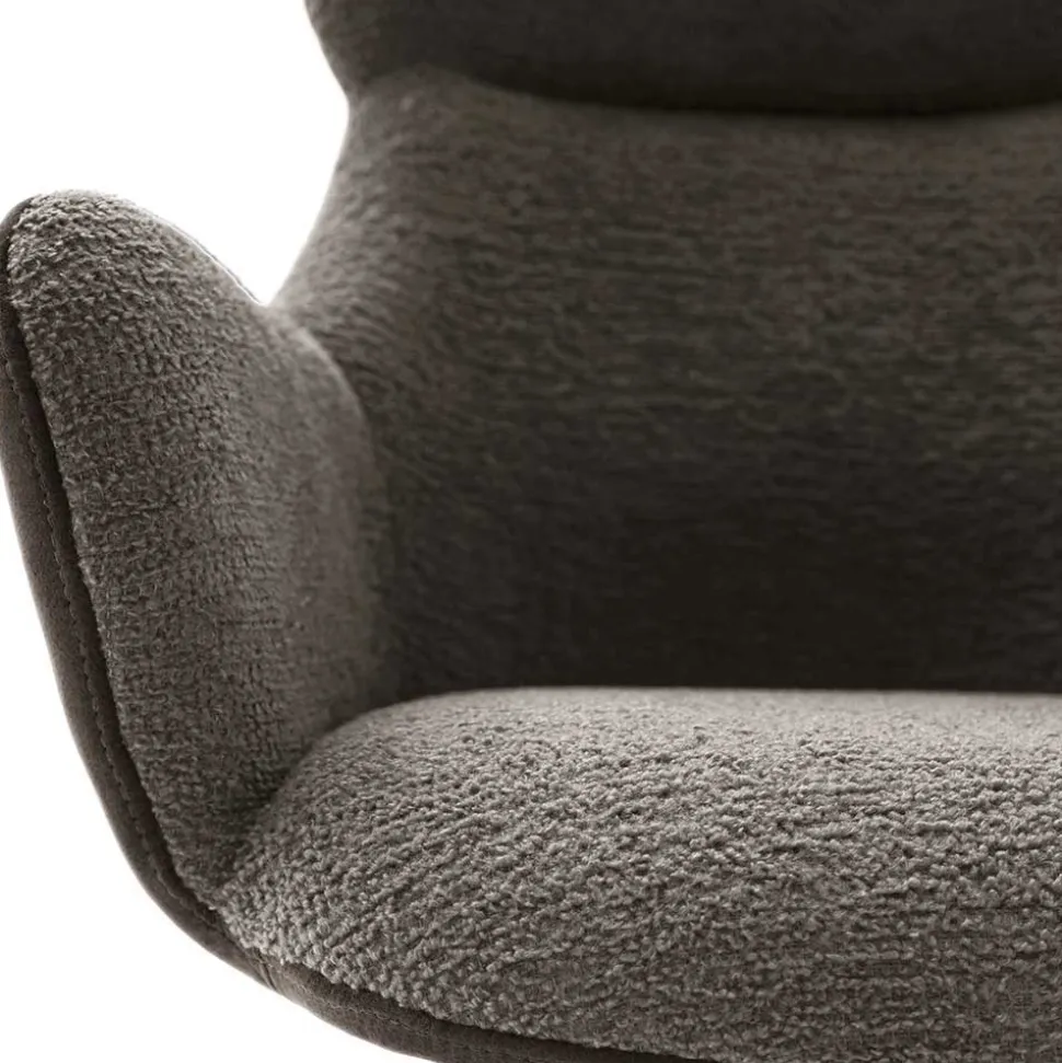 Tischsessel in Schlamm & Schwarz - Colles (2er Set)
