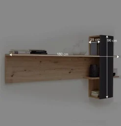 Topp Design Anbauwand Set - Vecenda (dreiteilig)
