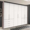 Topp Kombi-Schlafzimmerschrank mit acht Schubladen - Tivierto