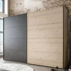 Topp Schlafzimmerschrank mit zwei Schwebetüren - Licruva