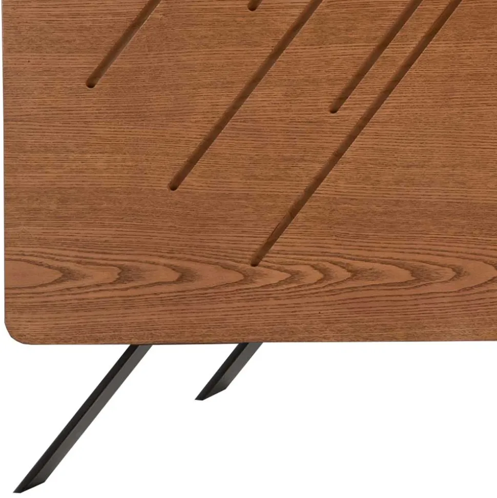 Türen Kommode mit Esche Furnier Front - Lirou