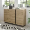 Türen-Kommode mit Sockelgestell - Lairian