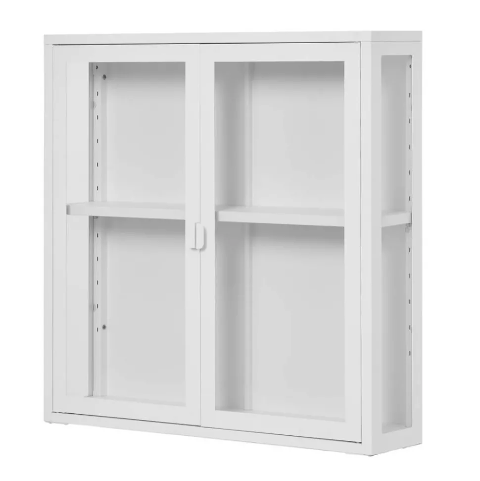 2-türige Wandvitrine aus Metall - Sancrez