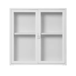 2-türige Wandvitrine aus Metall - Sancrez