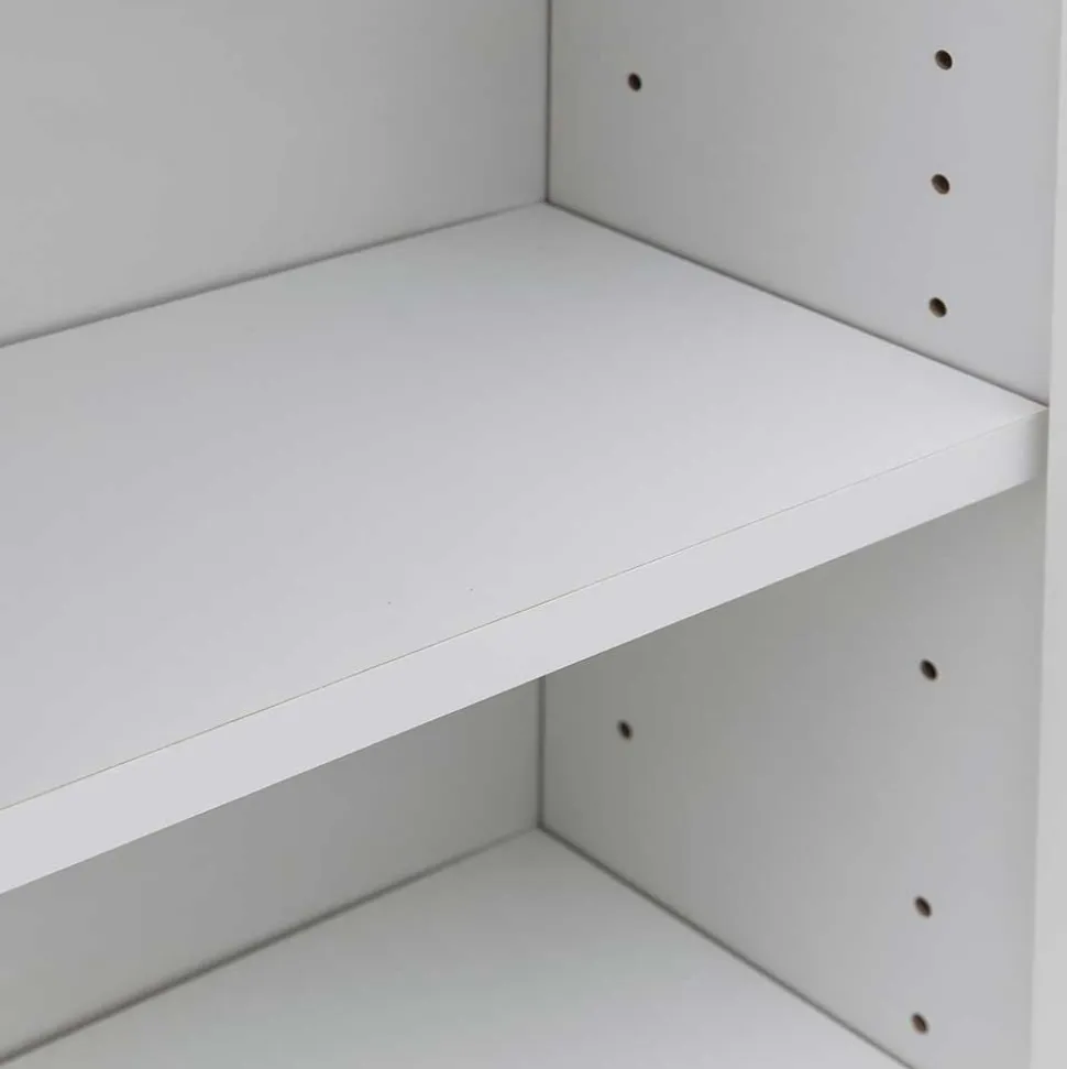 1-türiger Badezimmeroberschrank in Weiß - Livendas