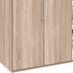 3-türiger Falttüren-Kleiderschrank mit Spiegel - Zayun