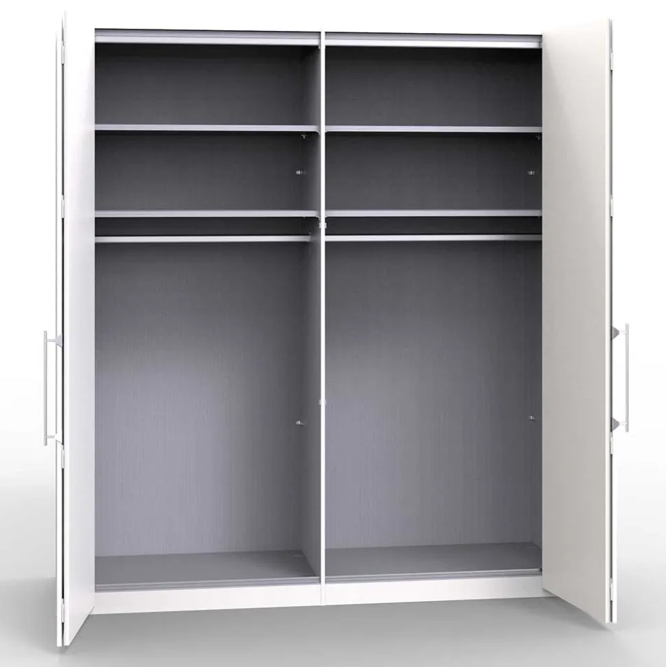 2-türiger Falttüren-Schrank Made in Germany - Rativian
