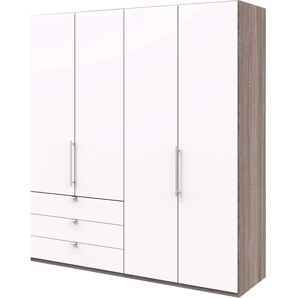 2-türiger Gleittürenschrank mit drei Schubladen - Tivierto